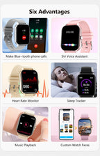 Montre connectée Bluetooth GPS – Fitness pour homme et femme