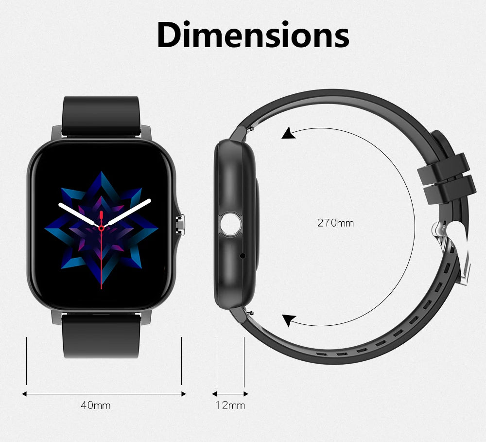 Montre connectée Bluetooth GPS – Fitness pour homme et femme