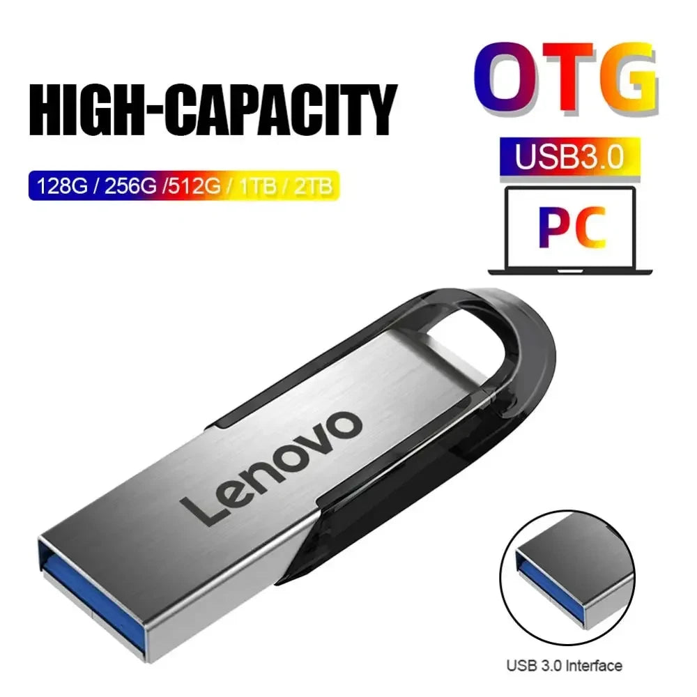 Clé USB haute vitesse en métal – 128 Go, 256 Go ou 512 Go – USB Type-C, étanche, transfert de données PC et smartphone