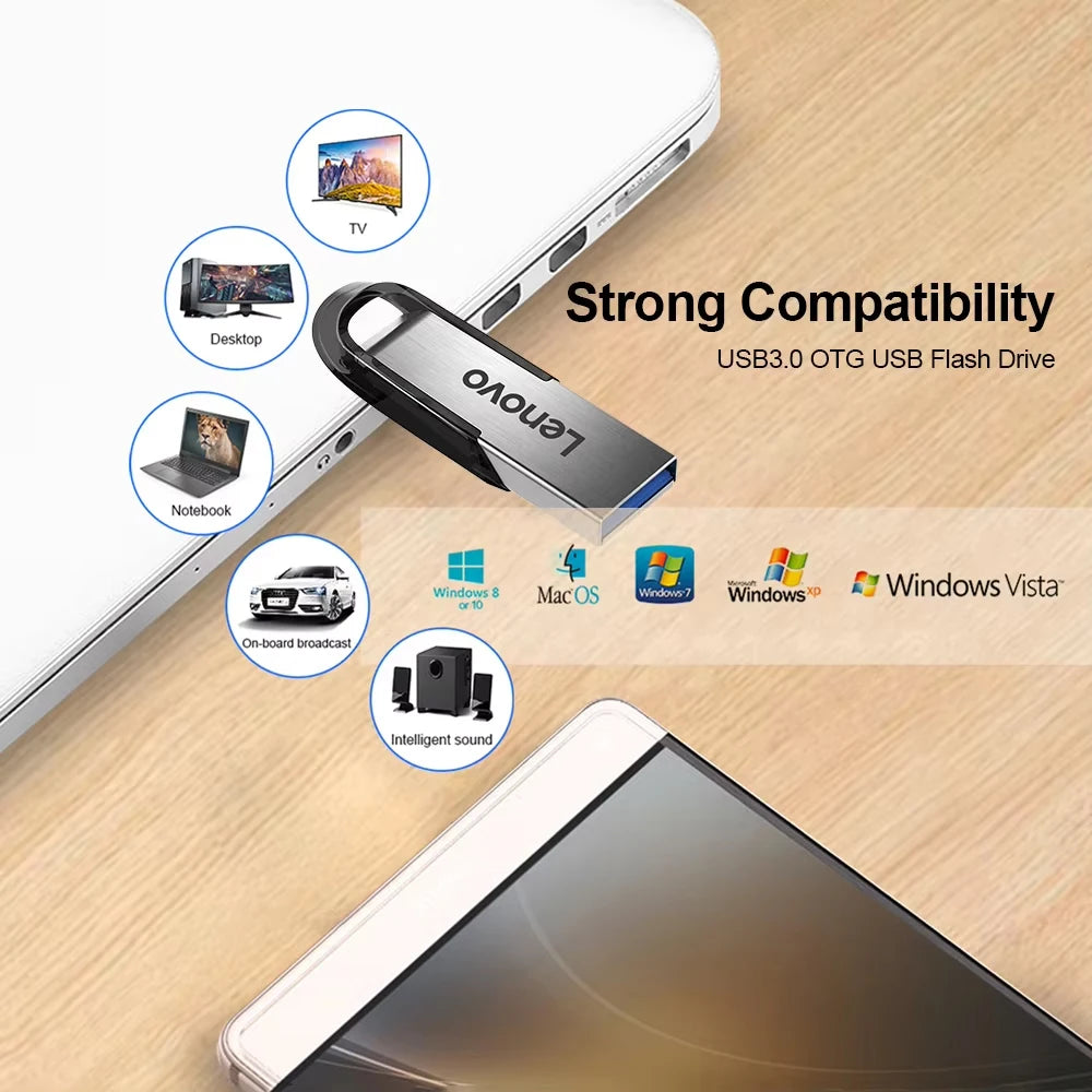 Clé USB haute vitesse en métal – 128 Go, 256 Go ou 512 Go – USB Type-C, étanche, transfert de données PC et smartphone