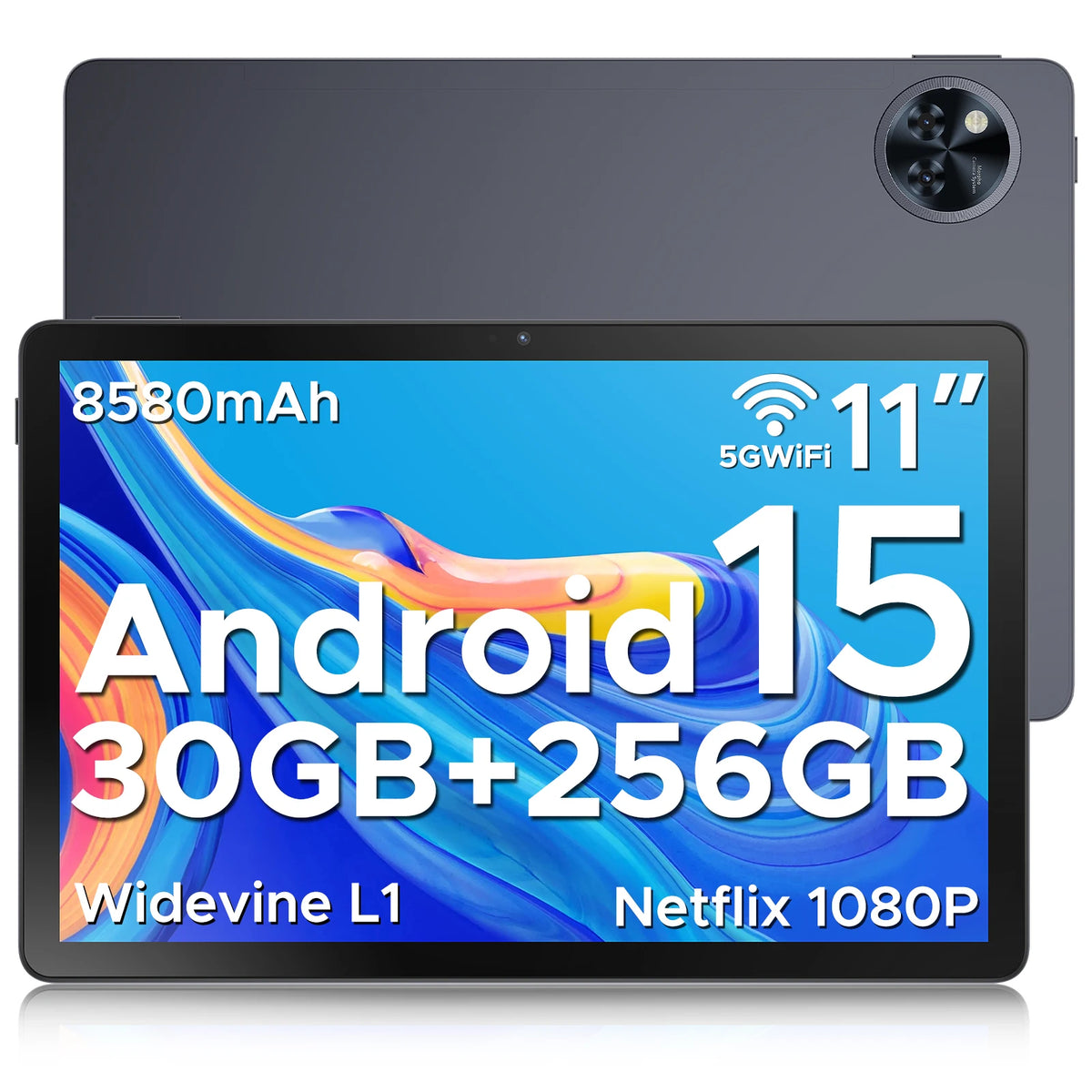 Tablette DOOGEE U11 Pro 11 pouces – Android 16, 256 Go, écran 90 Hz