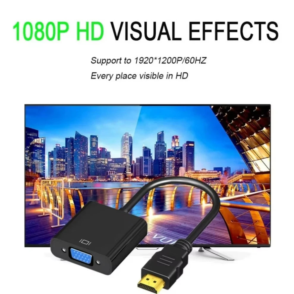 Adaptateur HDMI vers VGA – Full HD 1080p