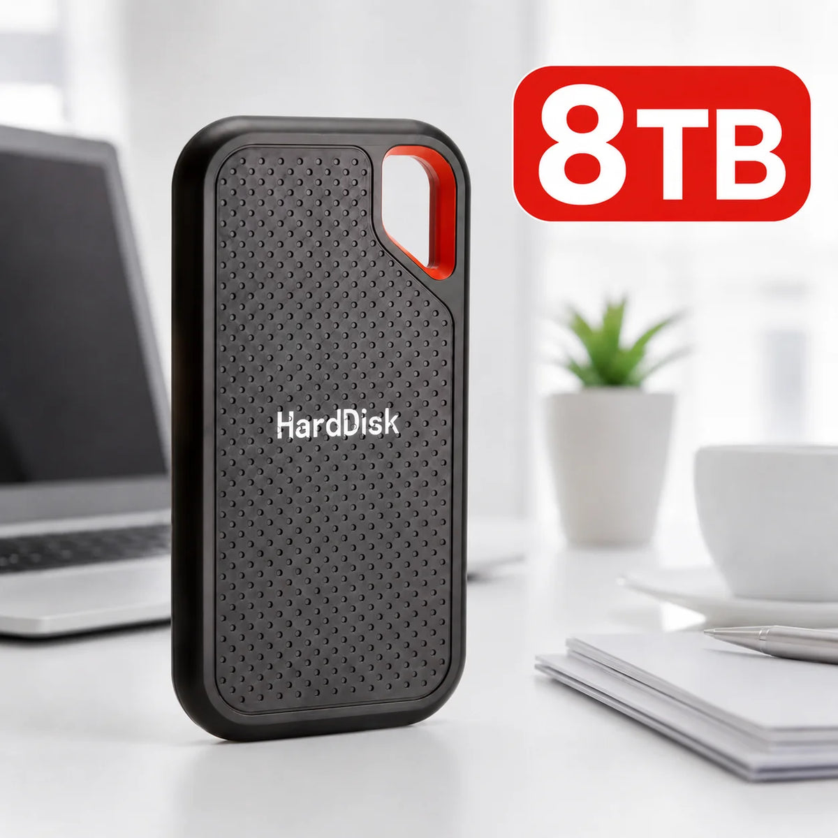 Disque Dur Externe SSD Portable de 1 To à 128 To de type USB-C Ultra-Rapide pour Mac et PC