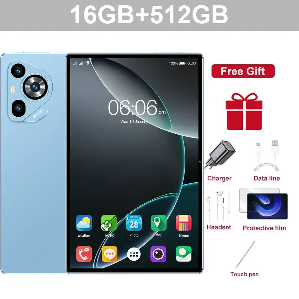 Tablette Pad 16 Pro 11 pouces – Snapdragon 8 Gen 3, 5G et double SIM