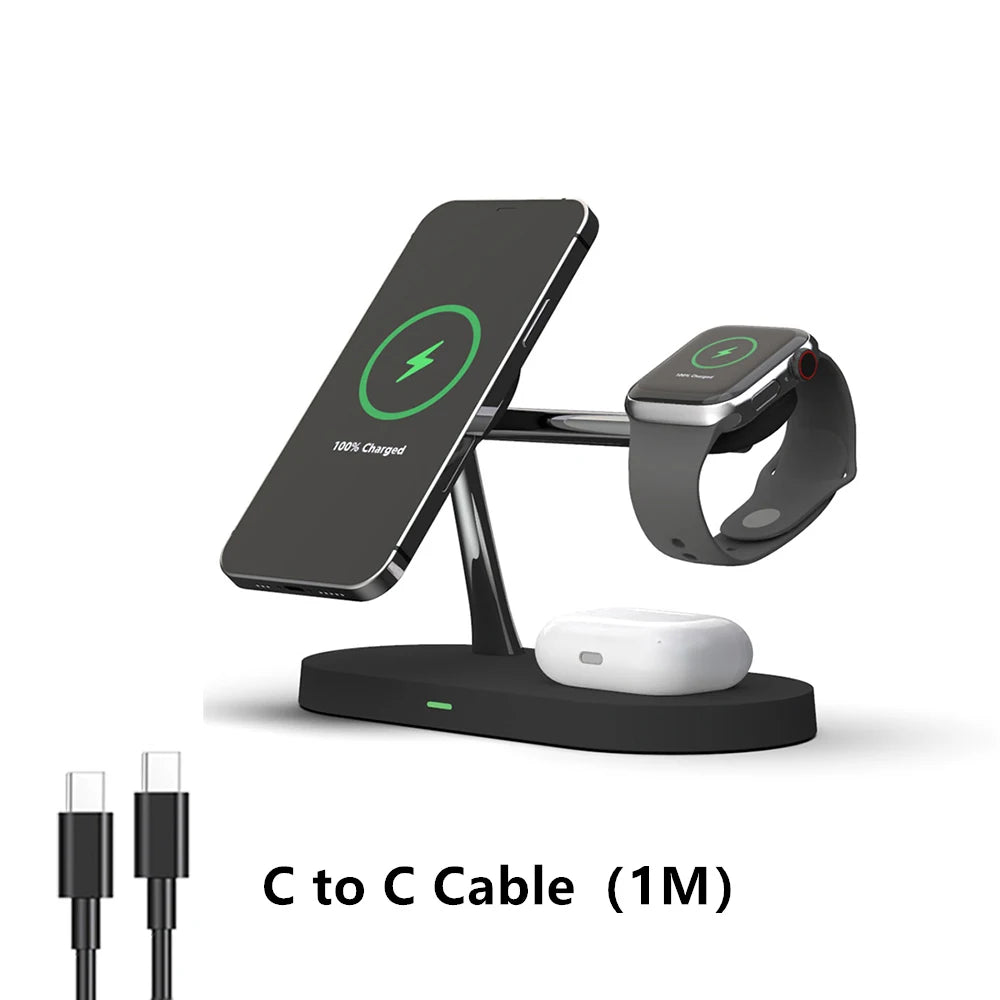 Station de charge sans fil 3-en-1 – iPhone, Apple Watch et AirPods