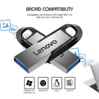 Clé USB haute vitesse en métal – 128 Go, 256 Go ou 512 Go – USB Type-C, étanche, transfert de données PC et smartphone