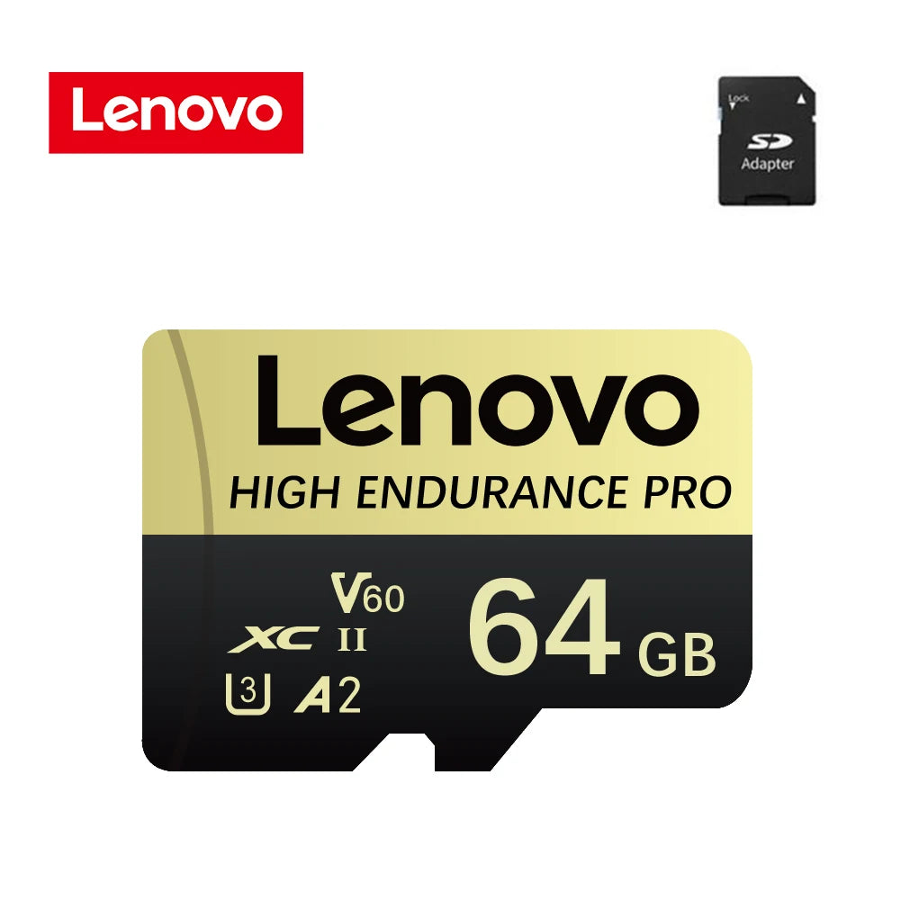 Carte Micro SD Lenovo Haute Vitesse – 64 Go, 128 Go, 256 Go et 512 Go