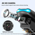 Drone E99 Pro 4K FPV – Double Caméra, WiFi & Détection d’Obstacles