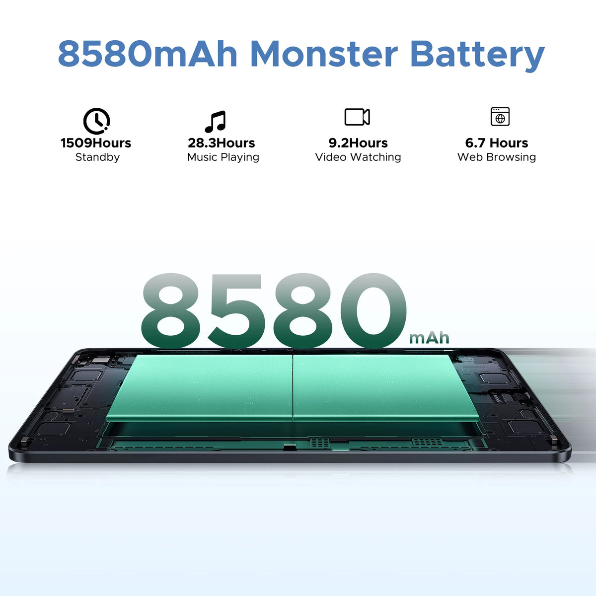 Tablette DOOGEE U11 Pro 11 pouces – Android 16, 256 Go, écran 90 Hz