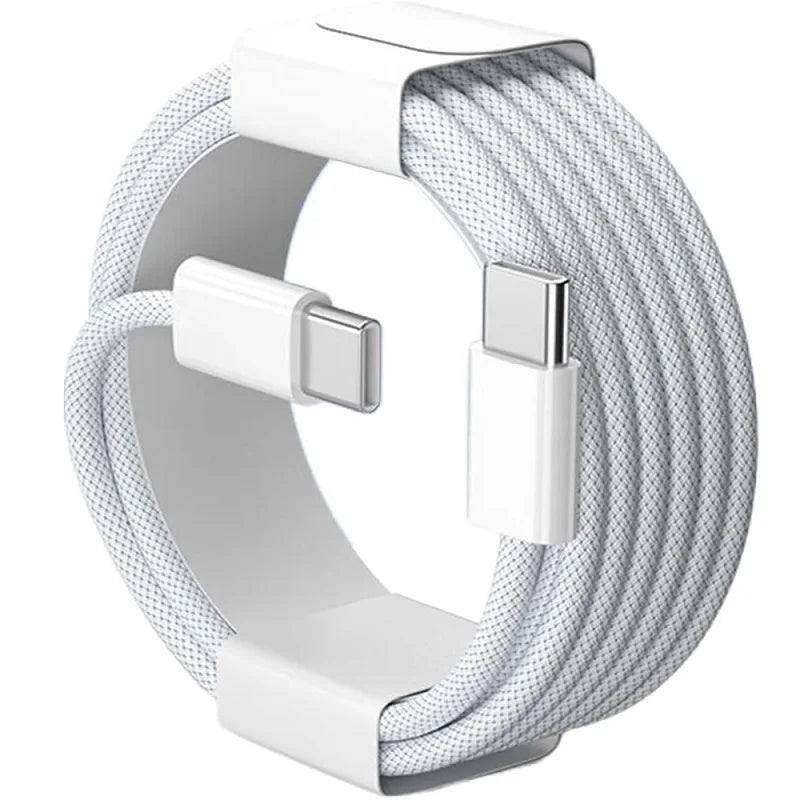 Câble USB-C 60W PD – Charge Rapide pour Apple iPhone 17 Pro Max, 16, 15 Plus, 14, 13, 12, 11, X, XS