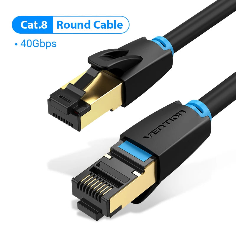 Câble Ethernet Vention Cat 8 – 40 Gbit/s RJ45