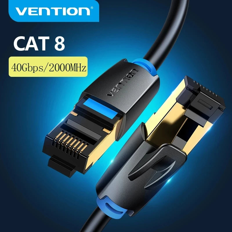 Câble Ethernet Vention Cat 8 – 40 Gbit/s RJ45