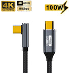 Câble USB-C vers USB-C 100W – 10 Gbit/s, 4K@60Hz