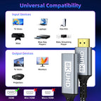 Câble d’extension HDMI 2.1 – 8K 60 Hz / 4K 120 Hz HDR