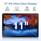 Tablette DOOGEE U11 Pro 11 pouces – Android 16, 256 Go, écran 90 Hz