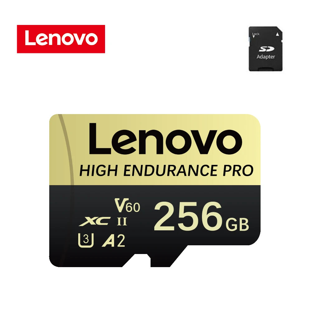 Carte Micro SD Lenovo Haute Vitesse – 64 Go, 128 Go, 256 Go et 512 Go