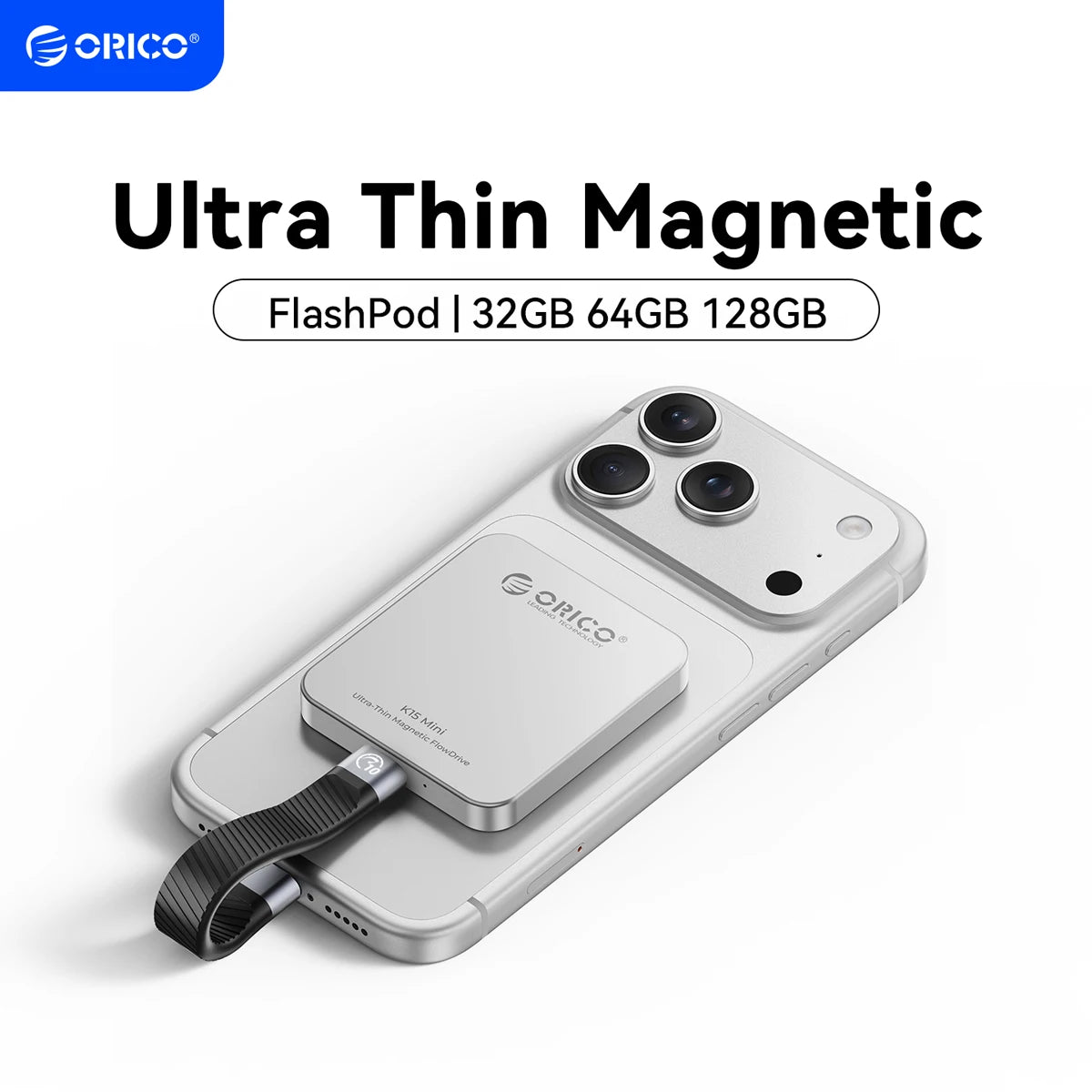 SSD portable magnétique ultra-fin ORICO – jusqu’à 150 Mo/s