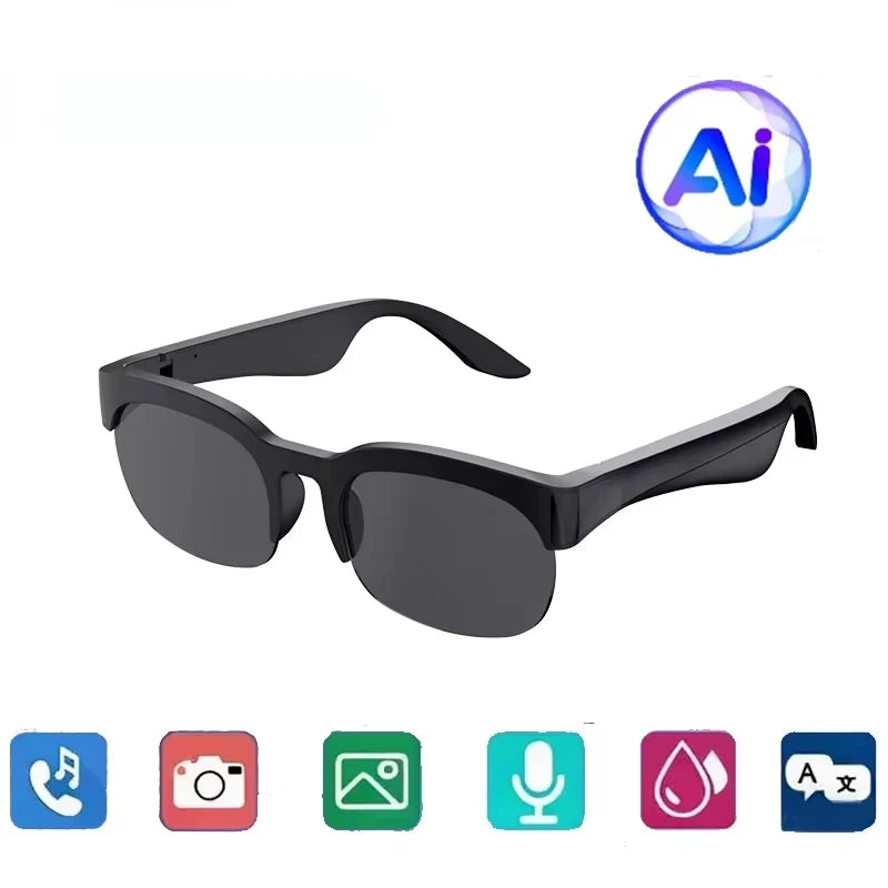 Lunettes connectées Lenovo 8K 1800MP – IA, Traduction & Appels