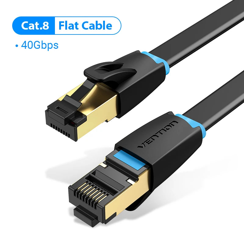 Câble Ethernet Vention Cat 8 – 40 Gbit/s RJ45
