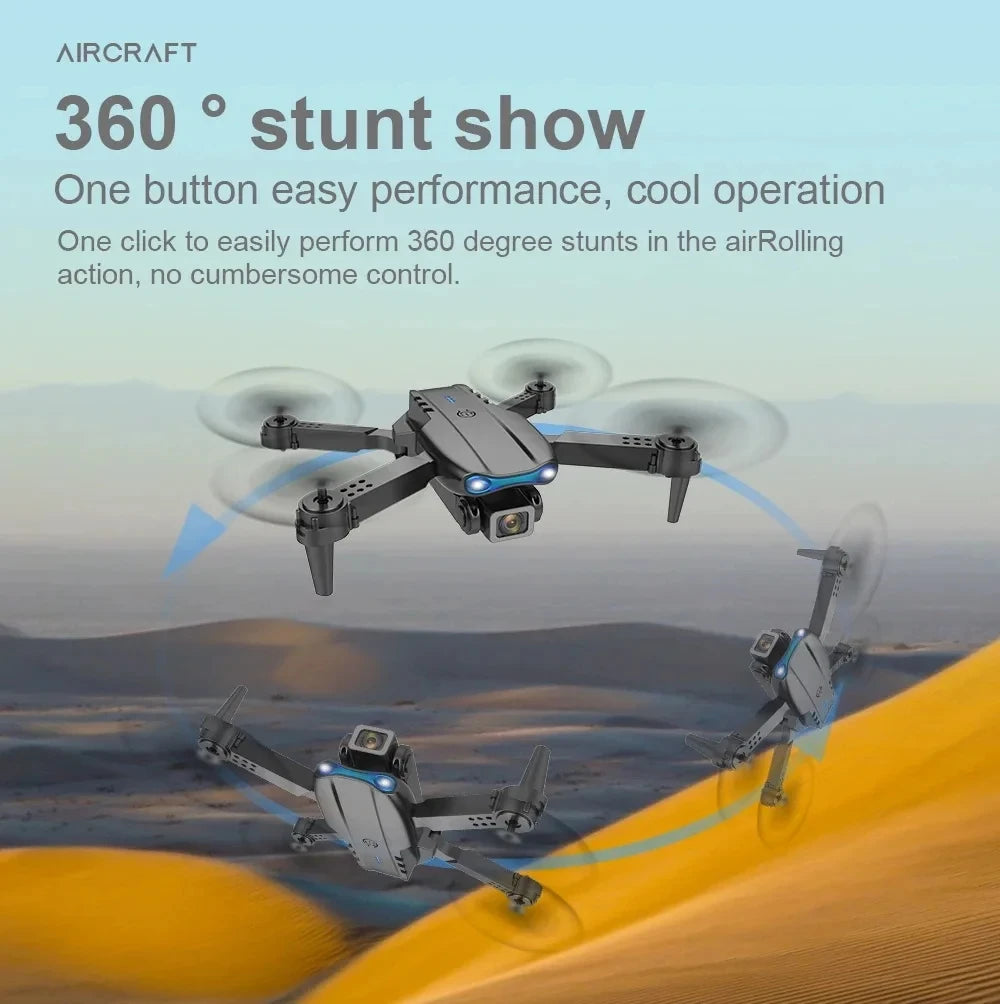 Drone E99 Pro 4K FPV – Double Caméra, WiFi & Détection d’Obstacles