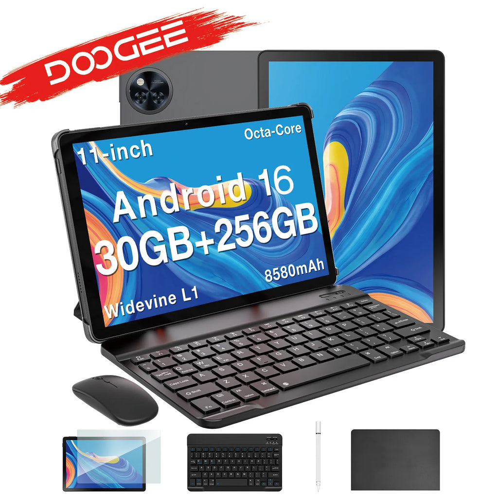 Tablette DOOGEE U11 Pro 11 pouces – Android 16, 256 Go, écran 90 Hz