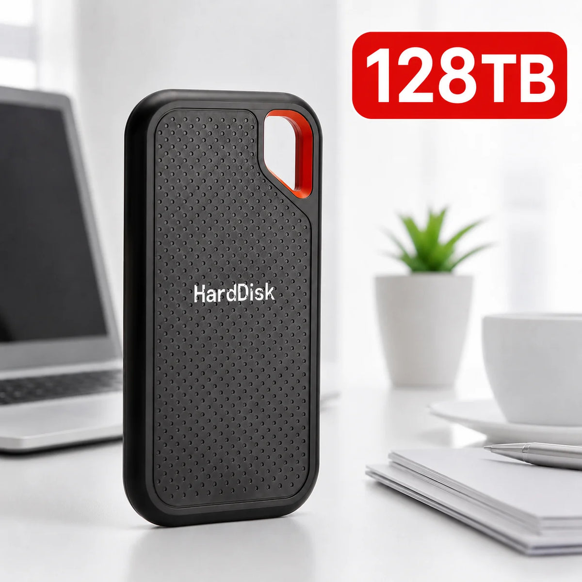 Disque Dur Externe SSD Portable de 1 To à 128 To de type USB-C Ultra-Rapide pour Mac et PC