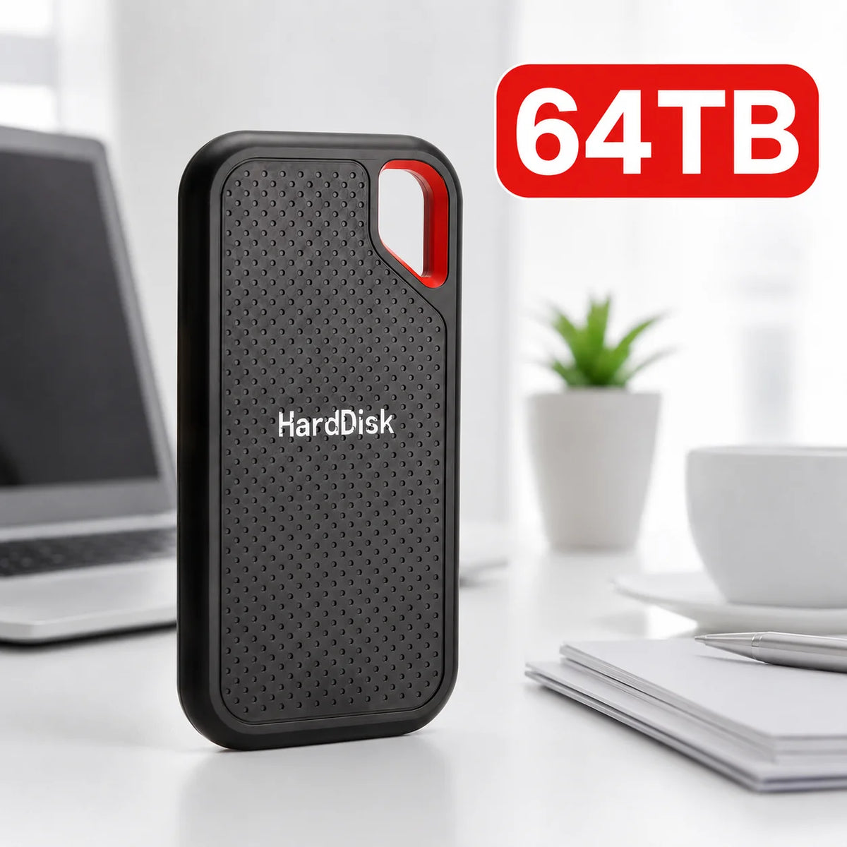 Disque Dur Externe SSD Portable de 1 To à 128 To de type USB-C Ultra-Rapide pour Mac et PC
